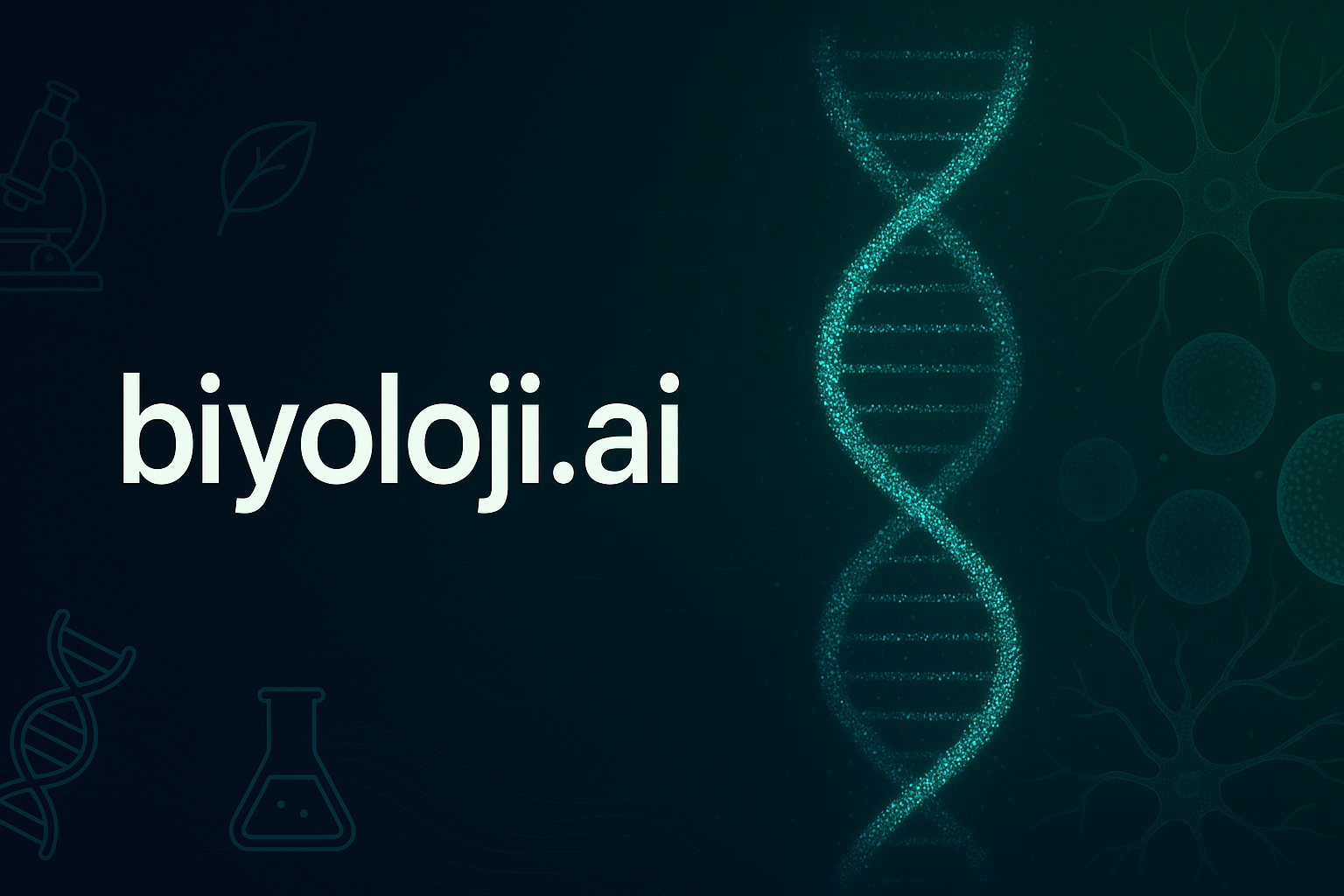 Biyoloji.ai hero görseli